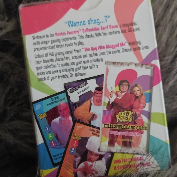 NIB ☆ Austin Powers Collectible Card Game 1999 *Sealed* Deadstock The Spy Who Sh - Picture 3 of 5